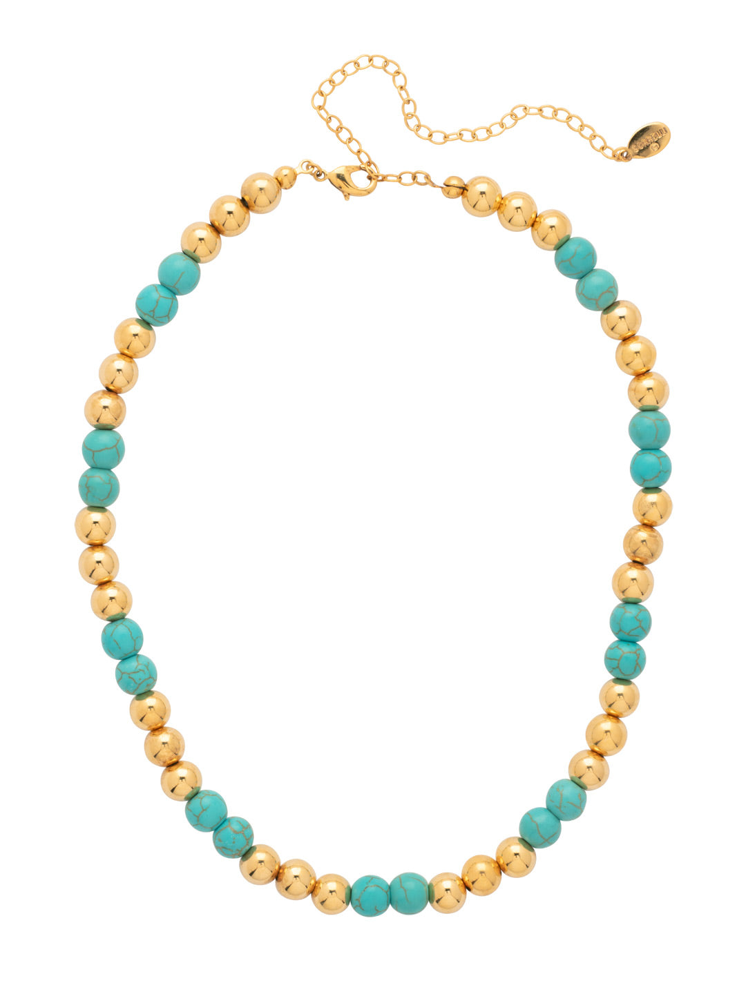 Maeve Tennis Necklace - NFS4BGBRC - <p>Add a touch of elegance to your look with the Maeve Tennis Necklace, showcasing an exquisite blend of metal beads and semi-precious beads. This adjustable necklace is secured with a lobster claw clasp, ensuring both comfort and style for any occasion From Sorrelli's Berry Crush collection in our Bright Gold-tone finish.</p>