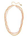 Triple Beaded Layered Necklace