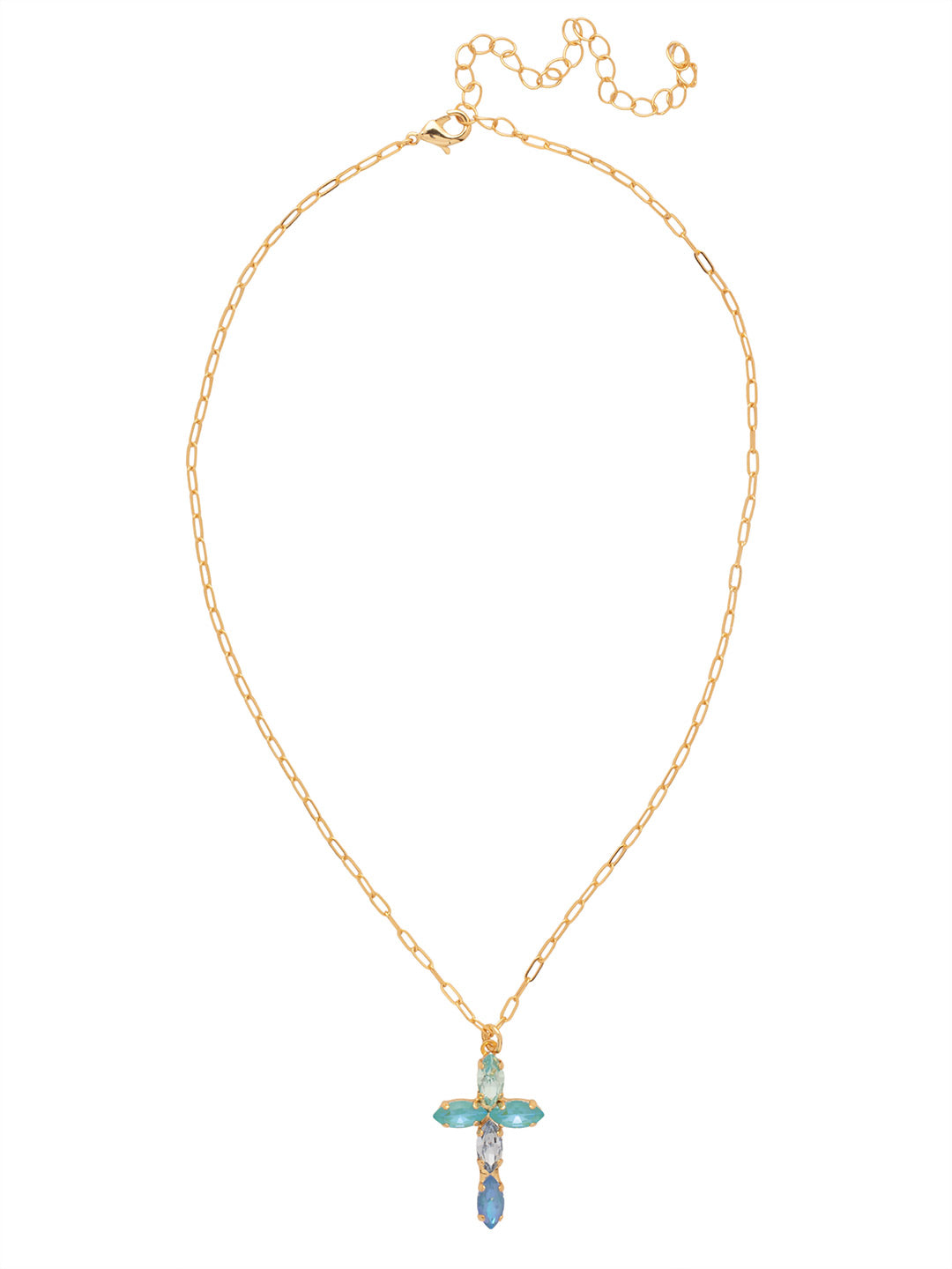 Clarissa Cross Pendant Necklace - NFY9BGOC