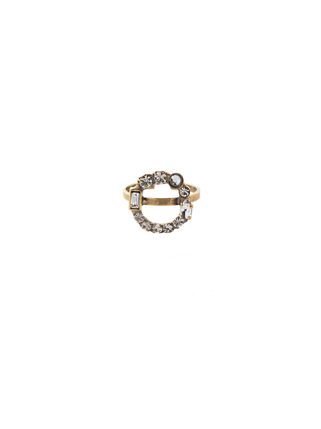 O Initial Statement Ring - REH54AGCRY