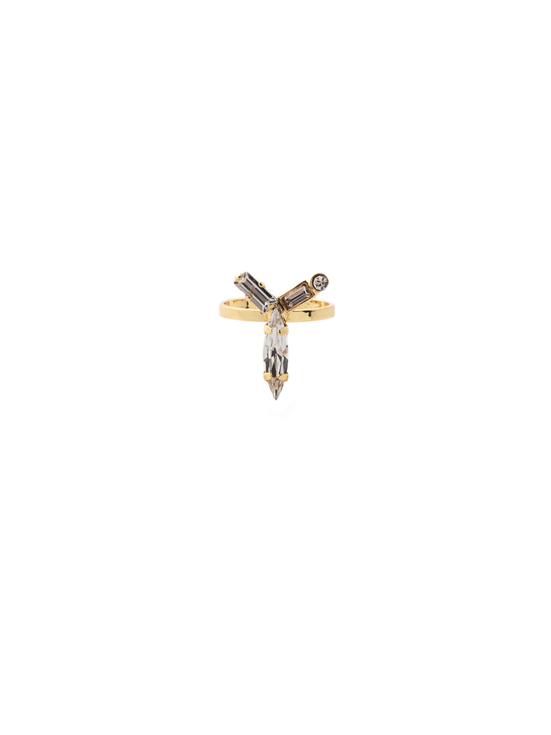 Y Initial Statement Ring - REH64BGCRY