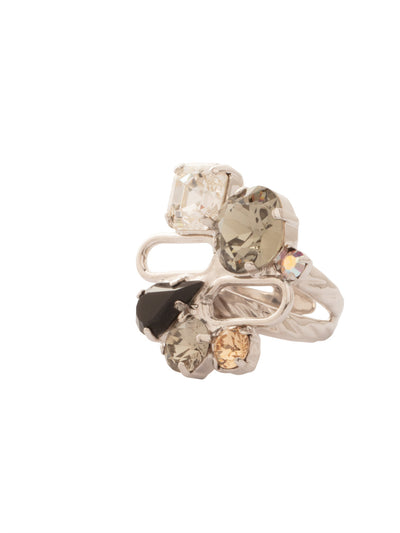 Kelly Cocktail Ring - RFT1PDEM - <p>Ring size: 7 (US) From Sorrelli's Evening Moon collection in our Palladium finish.</p>