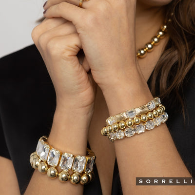 Chunky Zola Stretch Bracelet - 4BFS90BGMTL