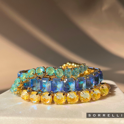 Crystal Zola Stretch Bracelet - 4BFJ40BGLTD