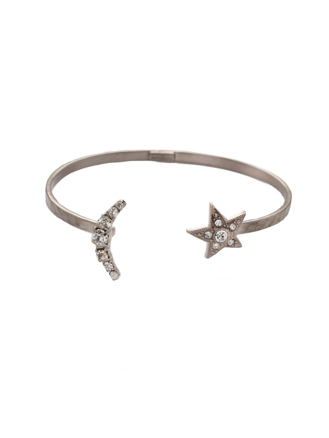 Star + Crystal Cuff Bracelet