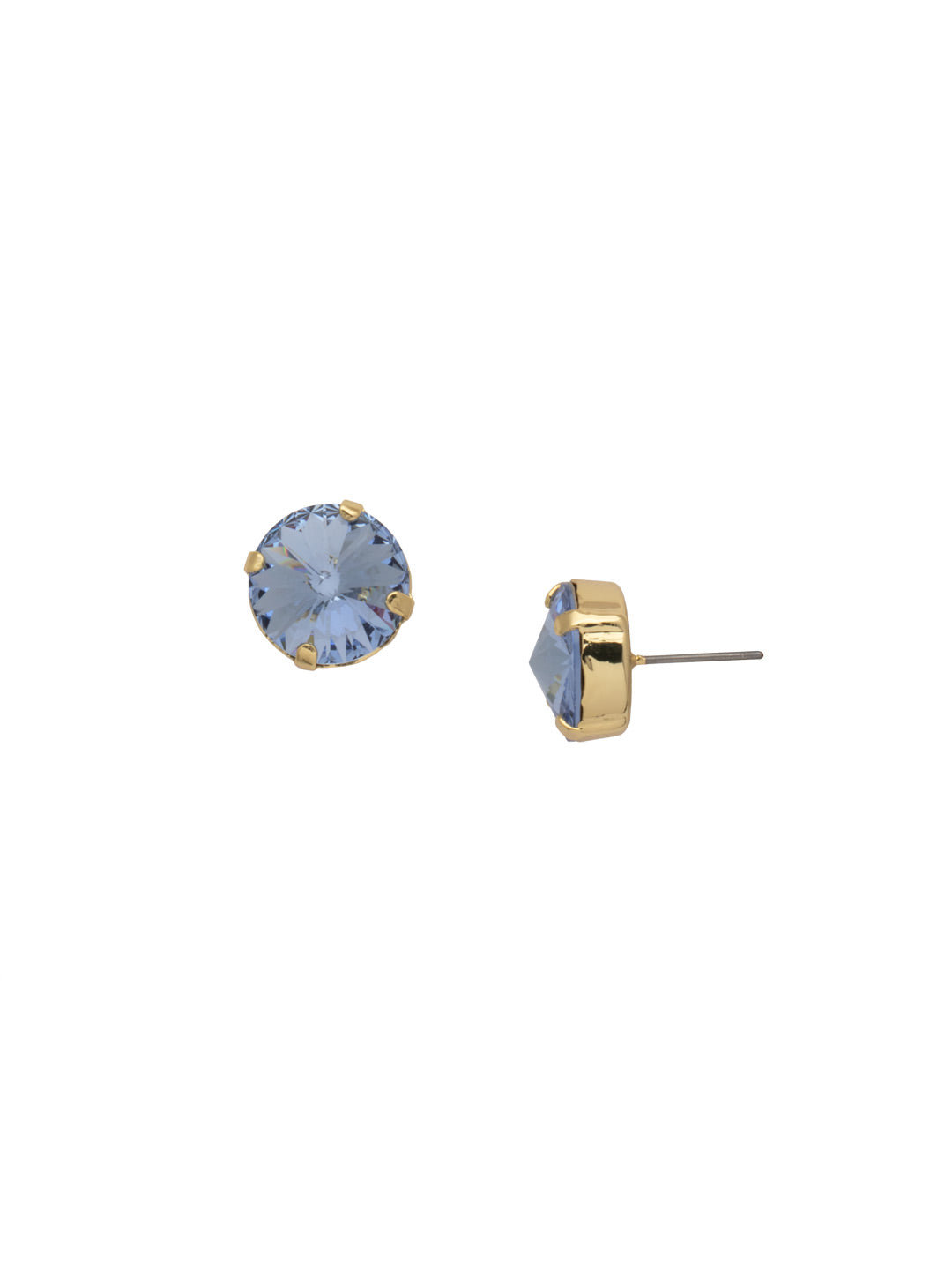 Nadine Stud Earrings - 4EEZ17BGPRI - <p>The Nadine Stud Earrings feature a single round cut crystal on a post. Need help picking a stud? <a href="https://www.sorrelli.com/blogs/sisterhood/round-stud-earrings-101-a-rundown-of-sizes-styles-and-sparkle">Check out our size guide!</a> From Sorrelli's Prism collection in our Bright Gold-tone finish.</p>