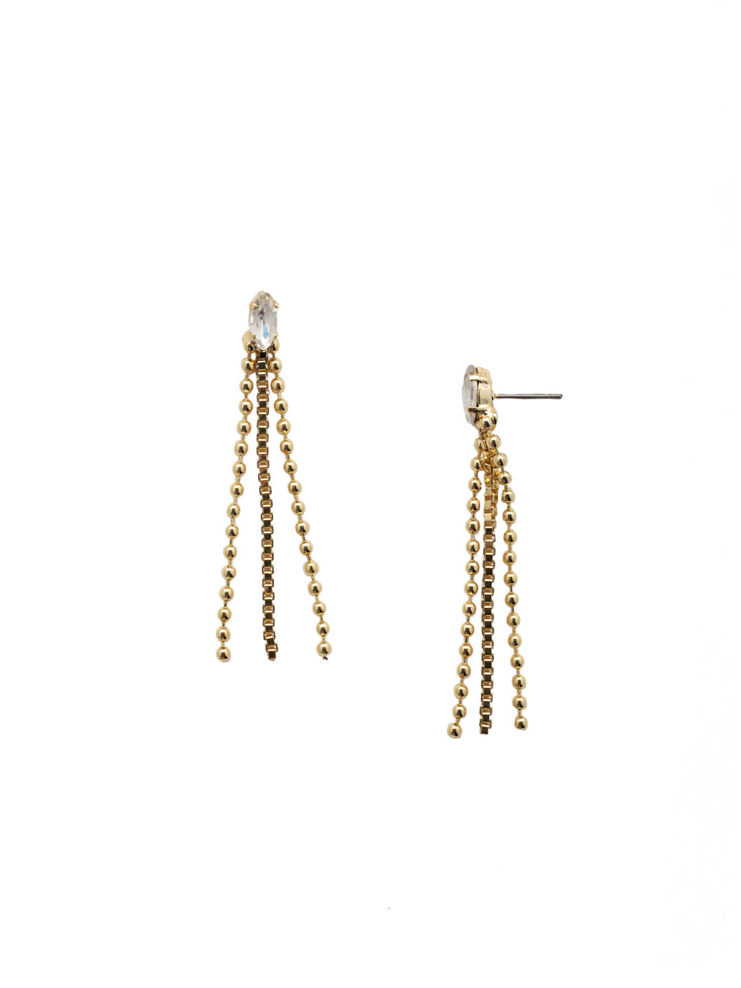 Chain deals post earrings