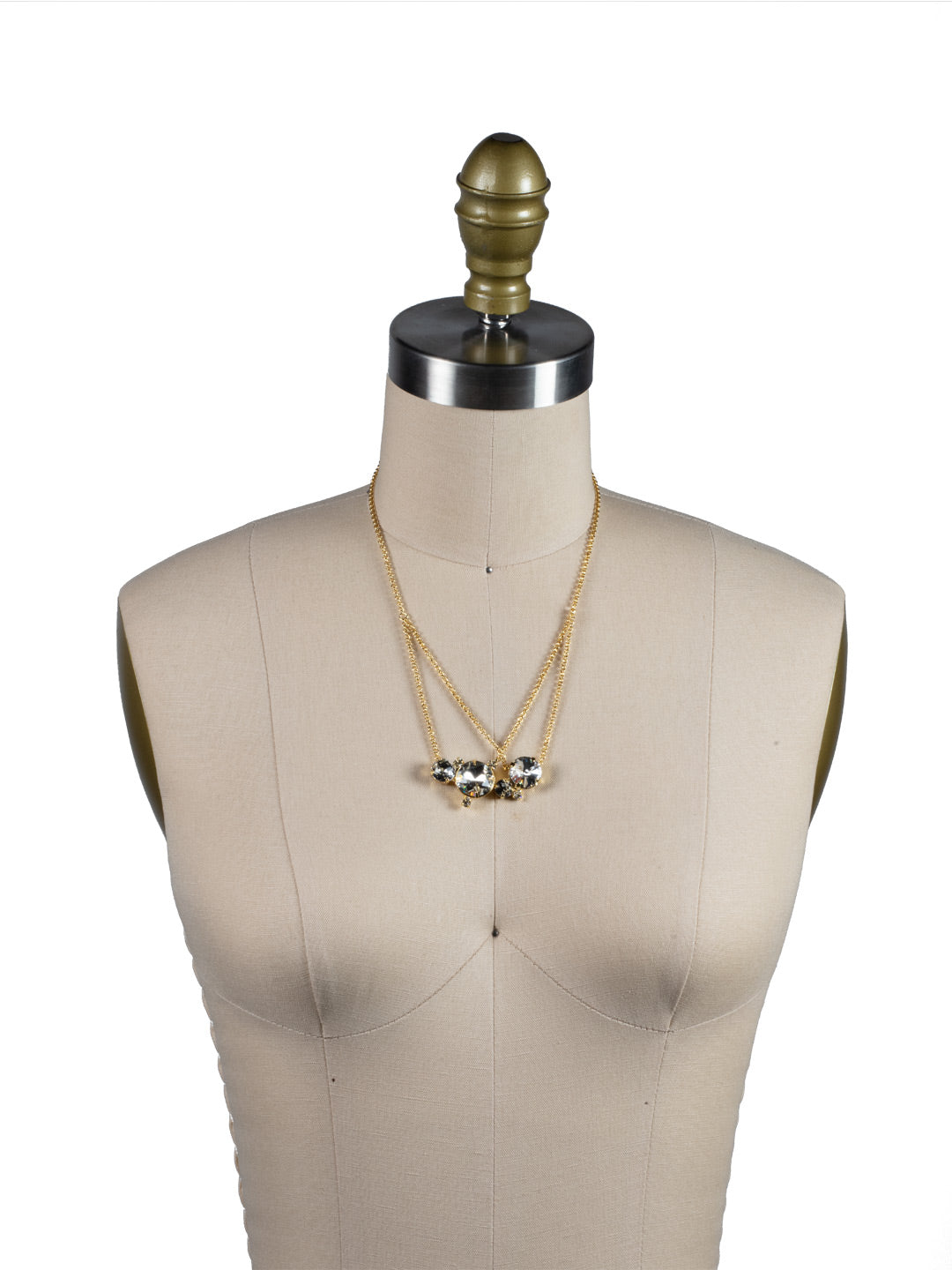 Nadine Layered Tennis Necklace - 4NEZ18BGCRY