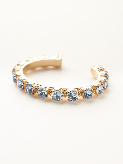 Riveting Romance Cuff Bracelet - BCL23BGLTS - <p>Truly antique-inspired, this piece can be mixed and matched in so many ways. Wear it with a vintage inspired outfit, or add a twist to a modern trend. This piece will match with everything! From Sorrelli's Light Sapphire collection in our Bright Gold-tone finish.</p>