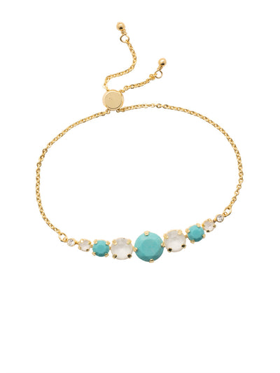 London Slider Bracelet - BCQ140BGSTO - <p>Slip on the London Slider Bracelet and adjust to your perfect fit. It's just the piece when you're looking to bling it on with some crystal sparkle. From Sorrelli's Santorini collection in our Bright Gold-tone finish.</p>