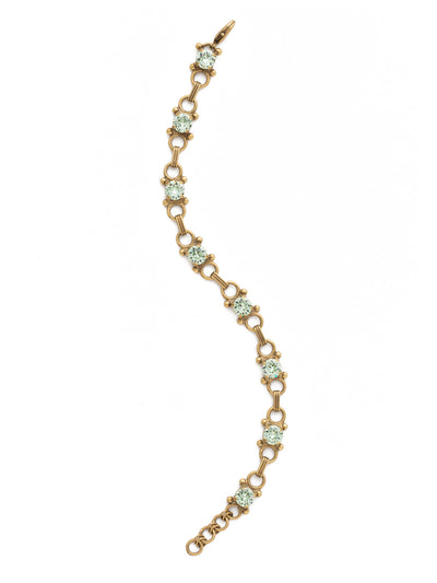 Mini Eyelet Line Bracelet Tennis Bracelet - BDH5AGMIN - <p>Our mini Eyelet Line Bracelet offers a classic design with edgy elements. Add this line bracelet to any look for just enough sparkle. From Sorrelli's Mint collection in our Antique Gold-tone finish.</p>