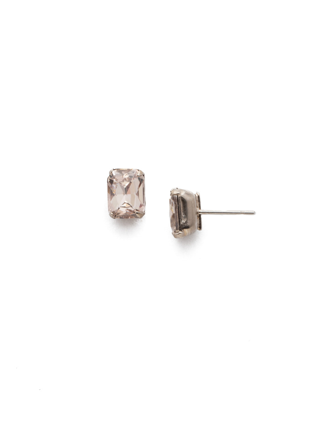 Product Image: Mini Emerald Cut Stud Earrings