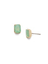 Mini Emerald Cut Stud Earrings