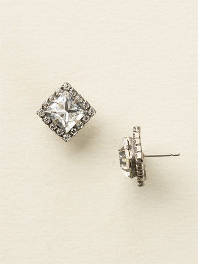 Perfectly Pointed Stud Earrings - ECP9ASCRY - These posts are a staple in any leading lady's jewelry box. Simple, yet stunning, you'll have heads turning and minds wondering where you got those gems.