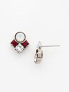 Petite Crystal Cluster Post Earring