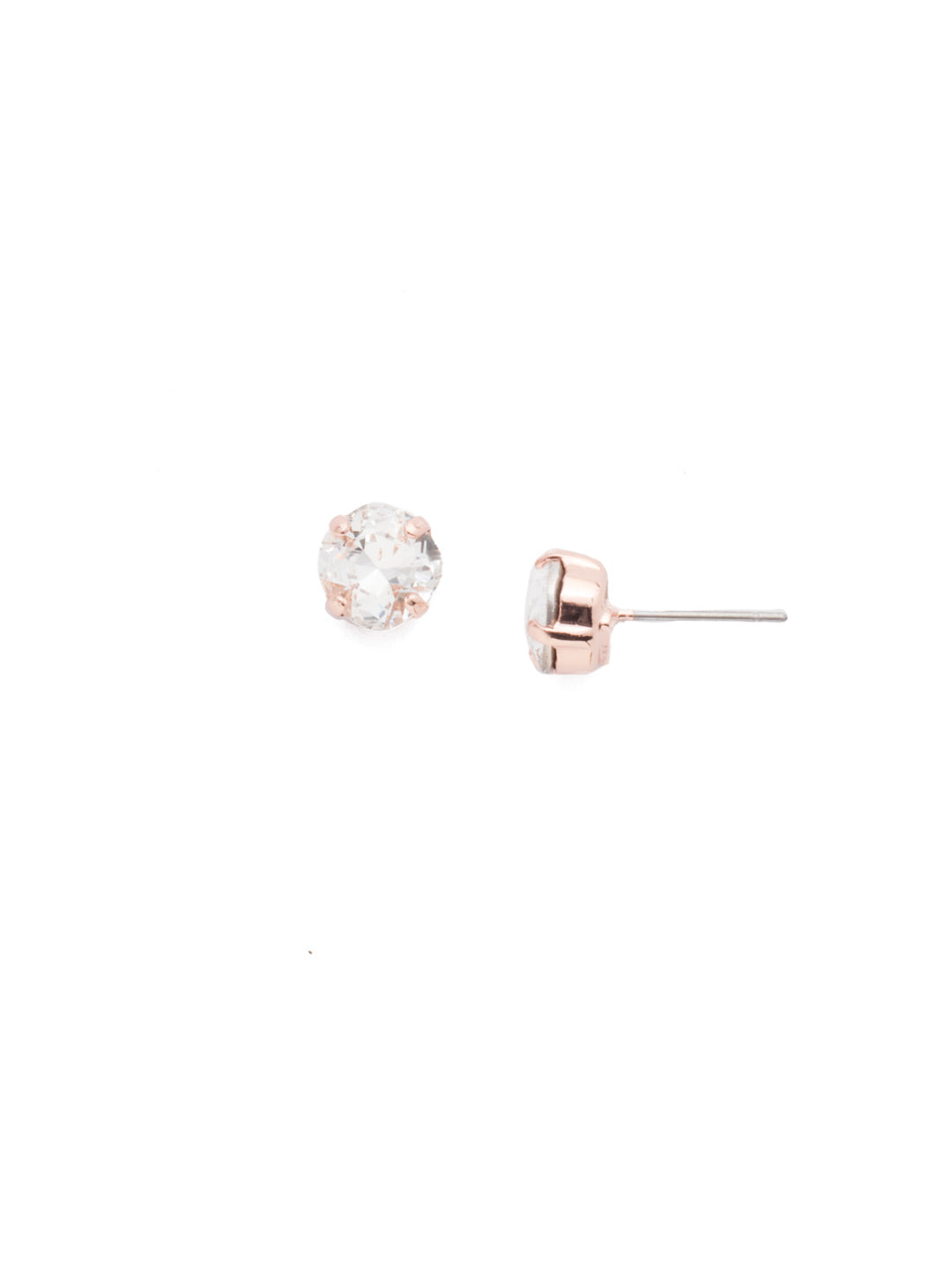 One and Only Stud Earring - EDN3RGCRY - <p>The one and only style you need for your favorite everyday look! A delicate and classic four-pronged setting highlights the beautiful cut of this crystal. From Sorrelli's Crystal collection in our Rose Gold-tone finish.</p>