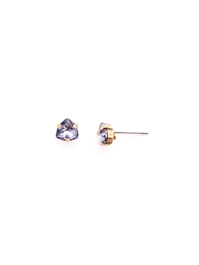 Sedge Stud Earrings - EDX1AGDCS - A shield shaped crystal in a simple pronged setting. Perfect if you want to add just a bit of sparkle to any outfit! From Sorrelli's Duchess collection in our Antique Gold-tone finish.