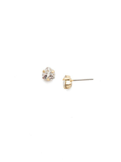 Sedge Stud Earrings - EDX1BGLBH - <p>A shield shaped crystal in a simple pronged setting. Perfect if you want to add just a bit of sparkle to any outfit! From Sorrelli's Laguna Beach collection in our Bright Gold-tone finish.</p>