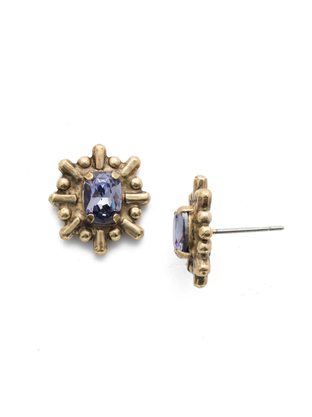 Stella Stud Earring - EEF59AGGOT - <p>Sometimes the little things make all the difference.Turning a casual or dressy look into something radiant. From Sorrelli's Game of Jewel Tones collection in our Antique Gold-tone finish.</p>