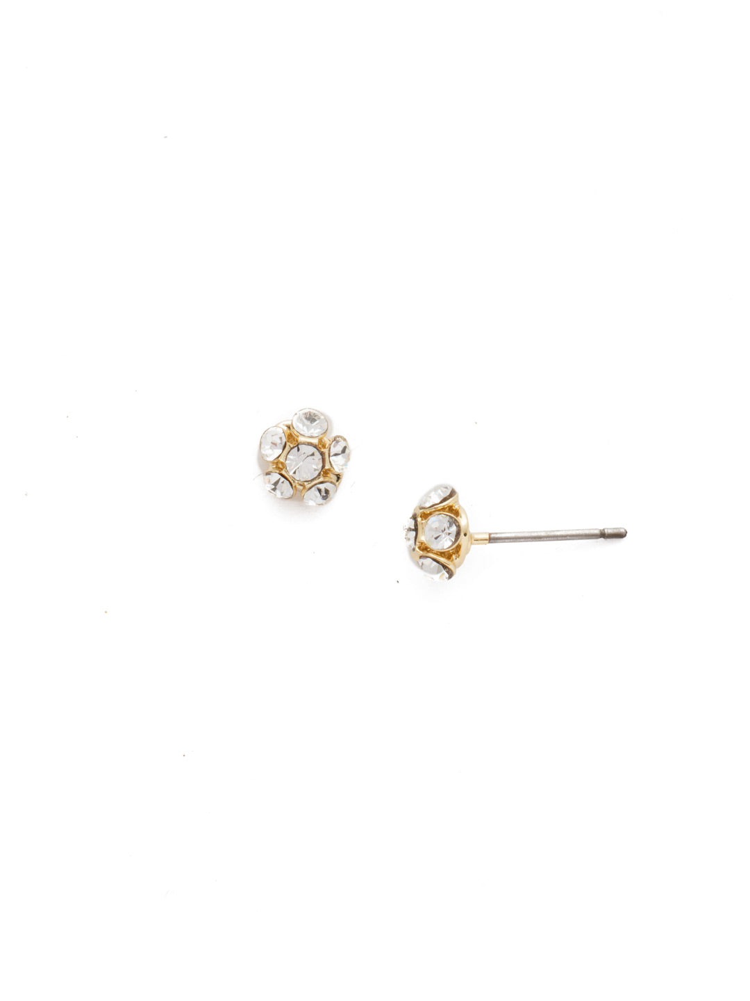 Mae Stud Earrings - EEJ1BGCRY - A classic Sorrelli style to make a statement or wear everyday. From Sorrelli's Crystal collection in our Bright Gold-tone finish.