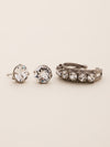 Petite Crystal Ring and Post Earring Gift Ring/Earring Gift Set