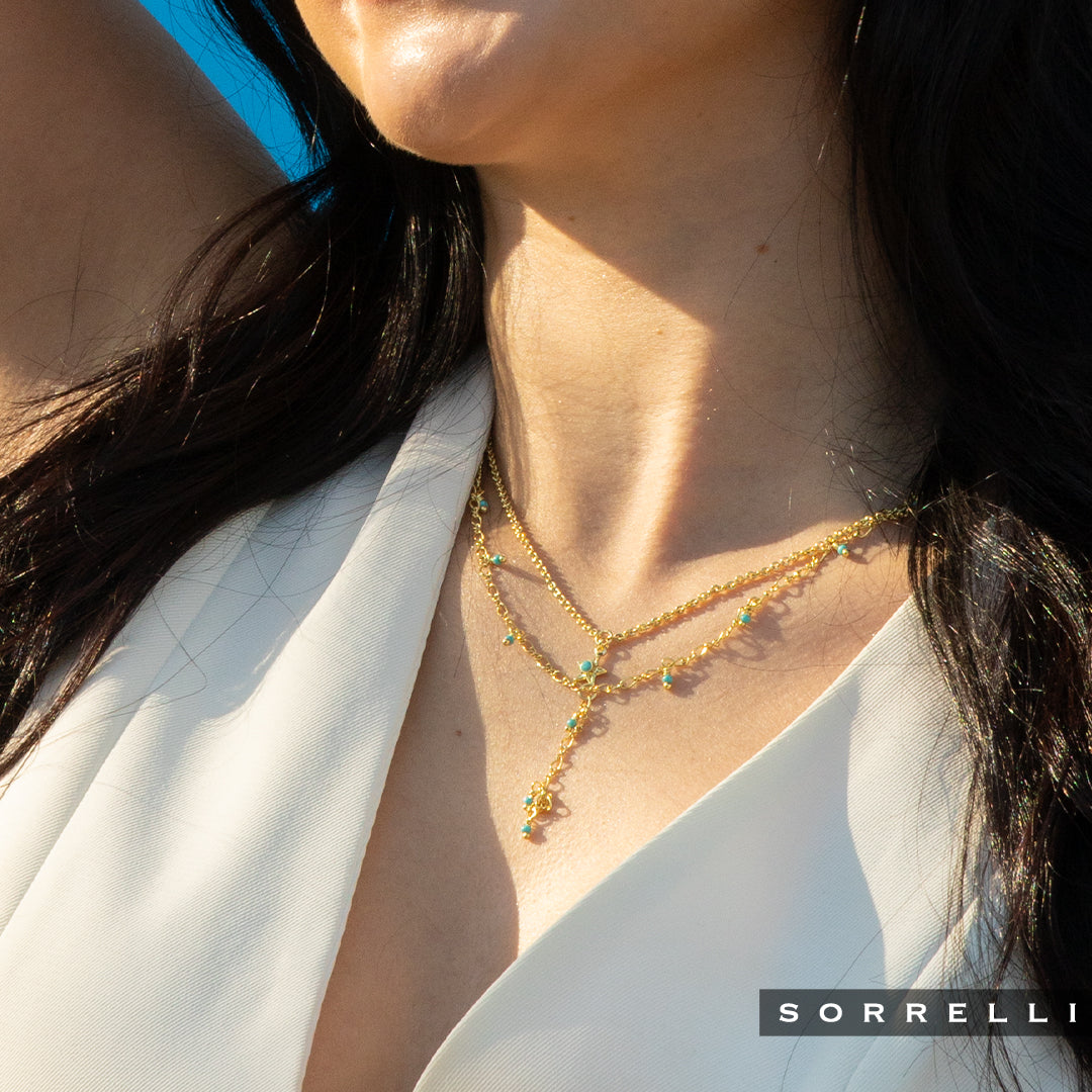 Beaded Lariat Necklace | Kelly Bello Design®
