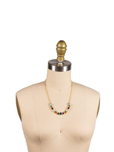 Tansy Half Line Tennis Necklace - NDQ14BGHBR