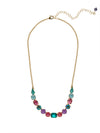 Tansy Half Line Tennis Necklace