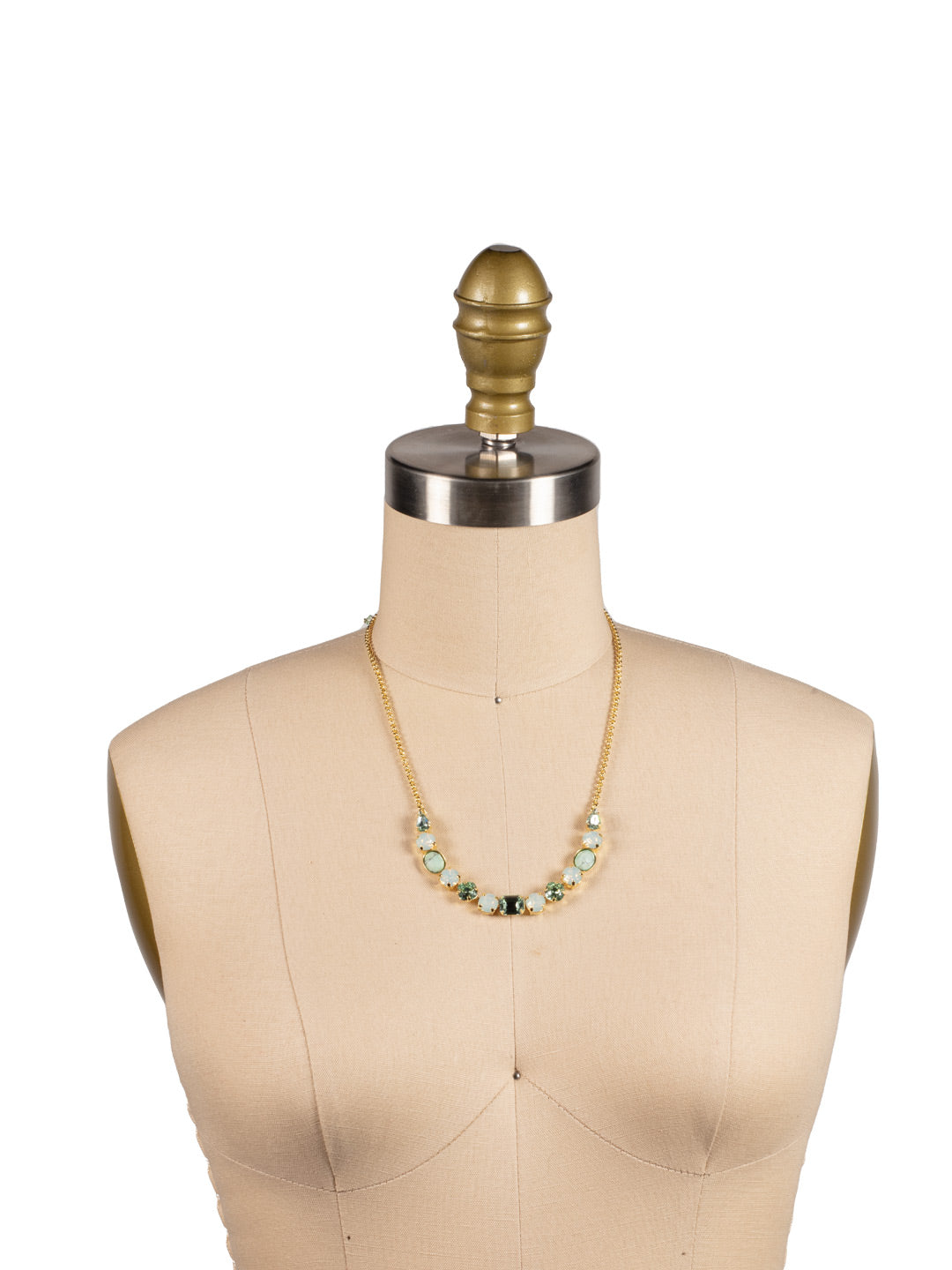 Tansy Half Line Tennis Necklace NDQ14BGSGR