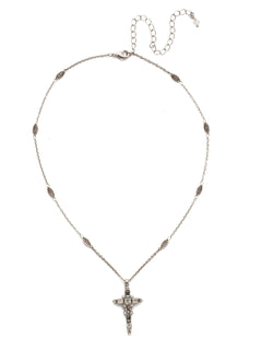 Dierdre Cross Pendant Necklace - NDQ54BGCB - Sorrelli