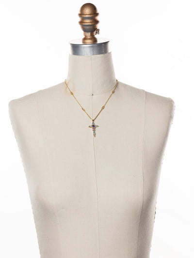 Dierdre Cross Pendant Necklace - NDQ54BGGLN