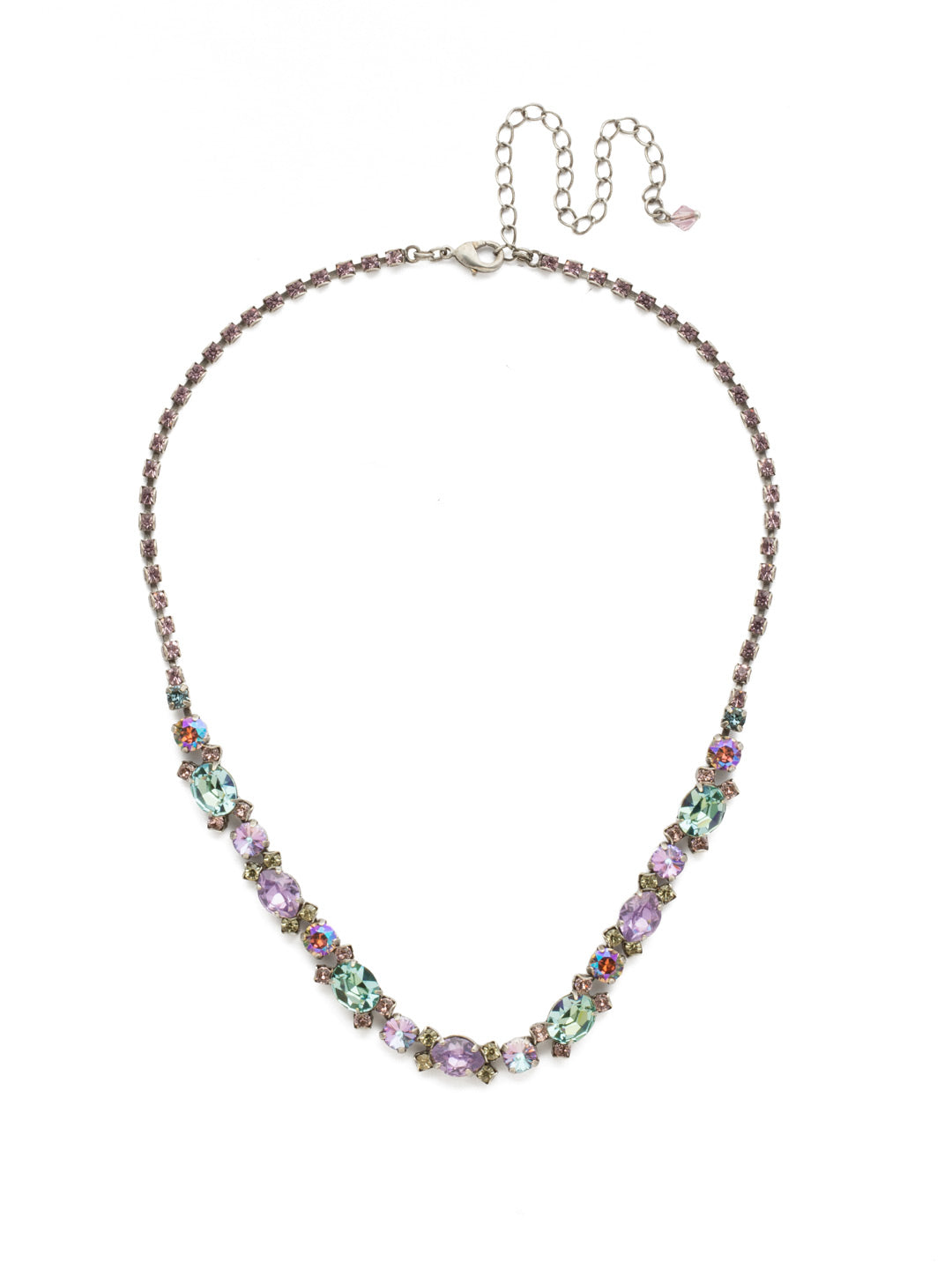 Fall 2018 One-of-a-Kind Necklace - NDU4ASLPA - <p>A unique design from our Fall 2018 colorways that won't last long! From Sorrelli's Lilac Pastel collection in our Antique Silver-tone finish.</p>