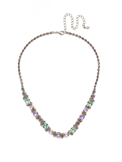 Fall 2018 One-of-a-Kind Necklace - NDU4ASLPA - <p>A unique design from our Fall 2018 colorways that won't last long! From Sorrelli's Lilac Pastel collection in our Antique Silver-tone finish.</p>