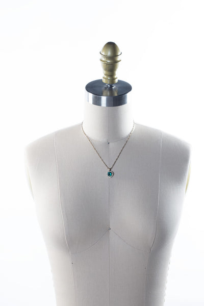 Haute Halo Pendant Necklace - NEX10AGCRY