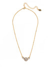 Haute Halo Simple Pendant Necklace