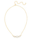 Oval and Pear Tennis Necklace