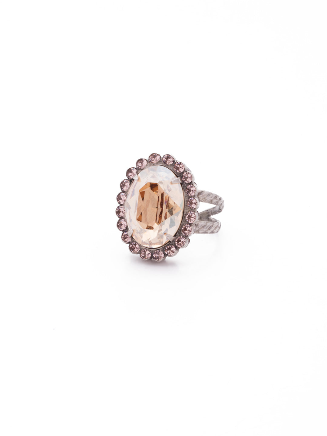 Glamorous Oval-Cut Cocktail Ring - RBT68ASSBL