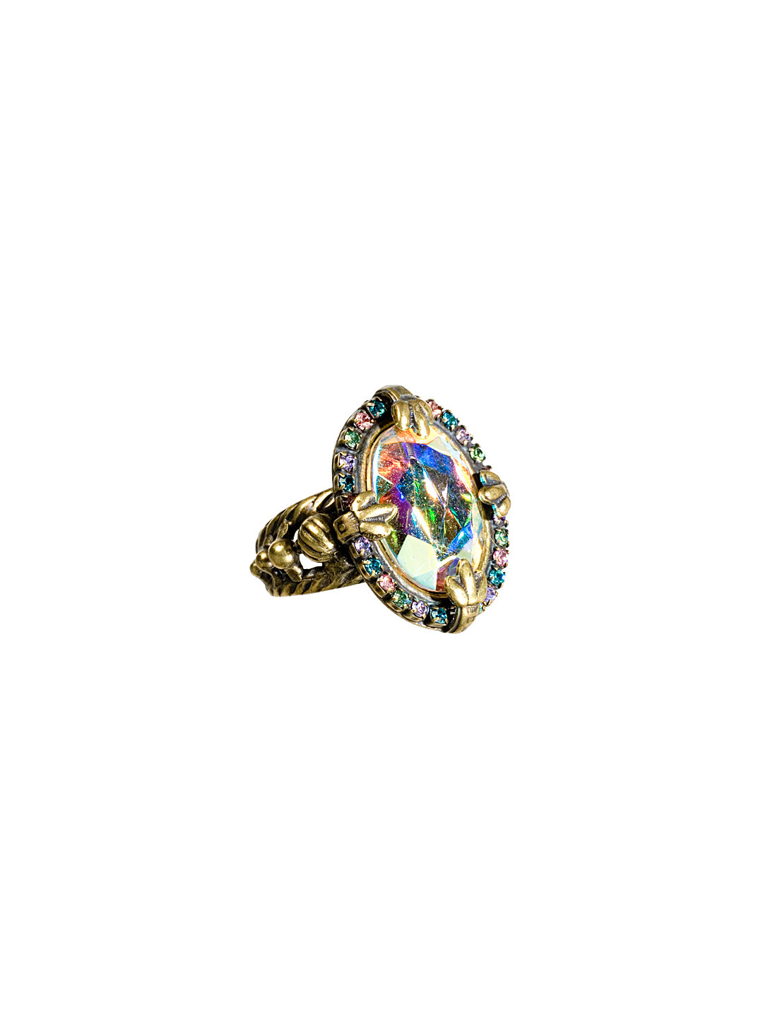 Cats Eye Ring - RBT76AGSMI - <p>Ring size: 7 From Sorrelli's Smitten collection in our Antique Gold-tone finish.</p>