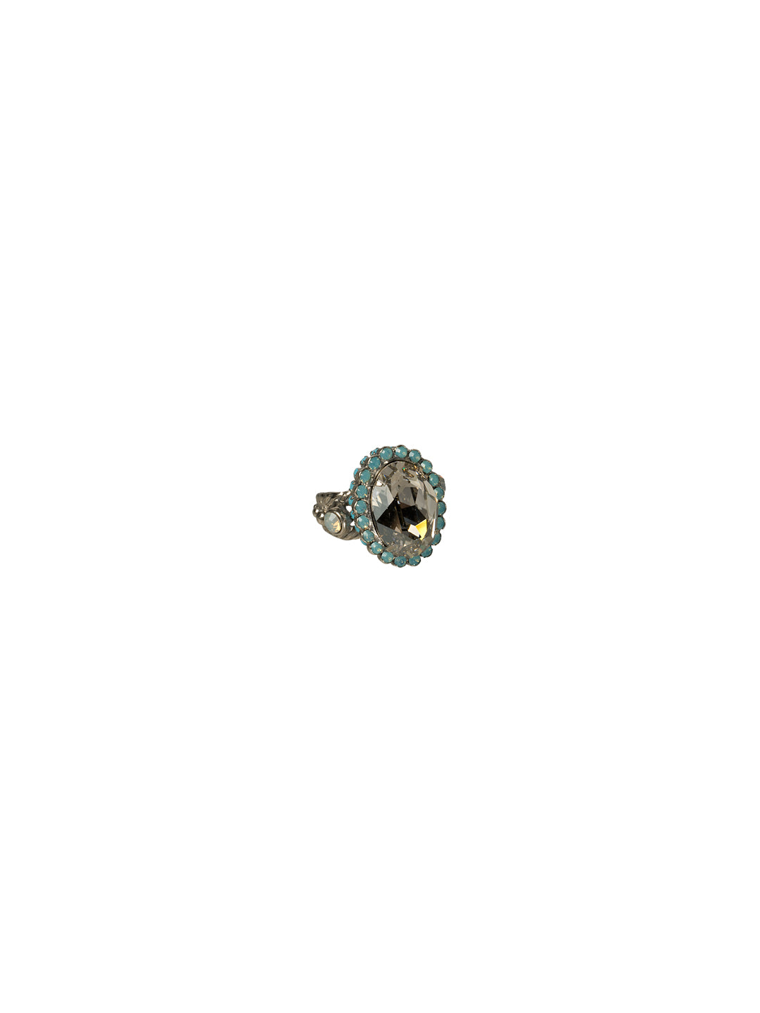 Oval Crystal Cocktail Ring - RBT77ASAES