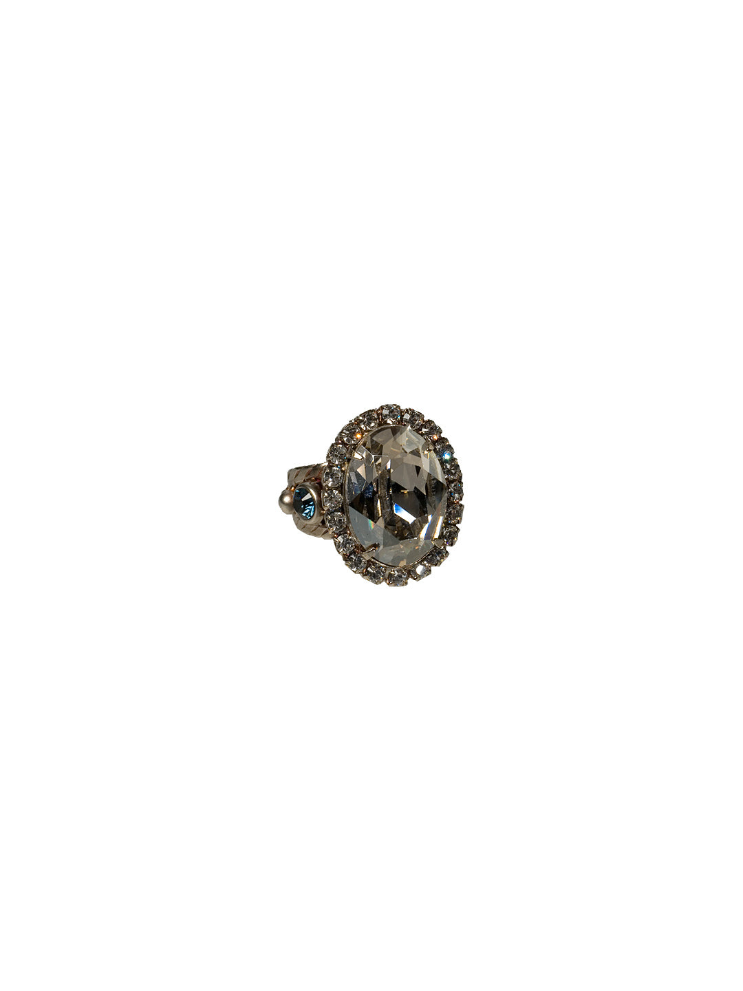 Oval Crystal Cocktail Ring - RBT77ASMLW