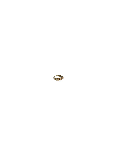 Slim Teardrop Crystal Cocktail Ring - RCK6AGRSU - <p>This alternating teardrop design is perfect for stacking! Ring size: 7 (US) From Sorrelli's Raw Sugar collection in our Antique Gold-tone finish.</p>