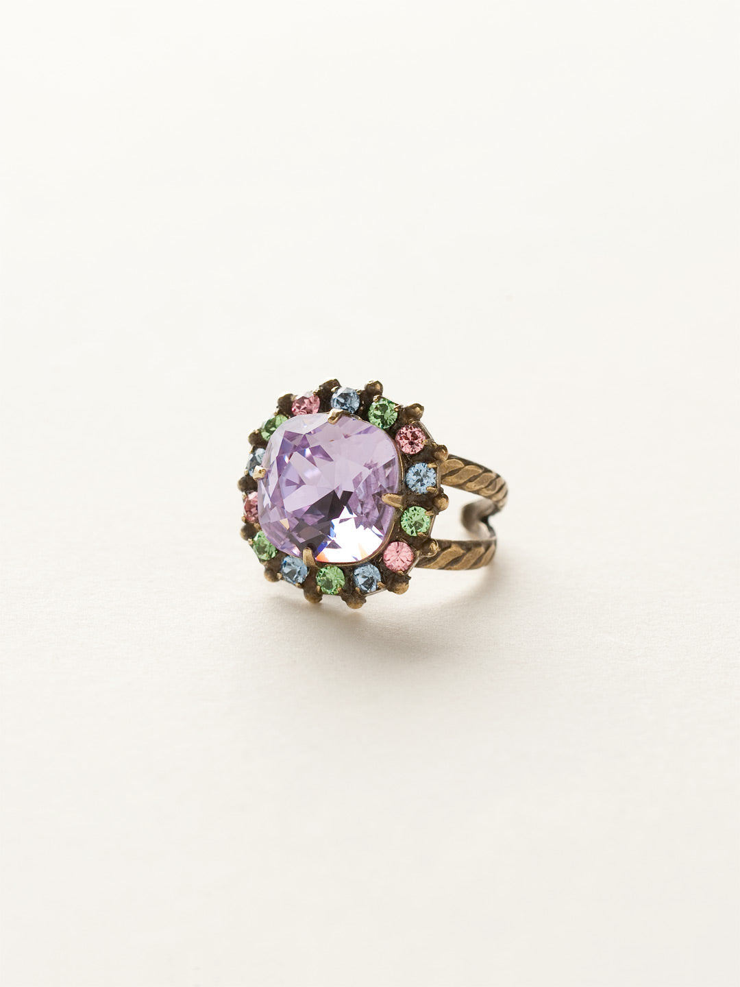 Cushion-Cut Cocktail Ring - RCR112AGSPR