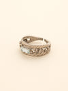 Petite Braided Baguette Cocktail Ring