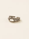 Petite Braided Baguette Cocktail Ring