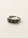 Petite Stackable Navette Crystal Cocktail Ring