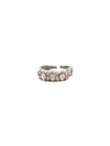 Petite Stackable Navette Crystal Cocktail Ring