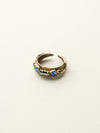 Petite Stackable Baguette Crystal Cocktail Ring