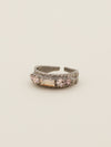 Petite Stackable Baguette Crystal Cocktail Ring