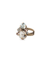 Crystal Assorted Rounds Stacked Ring