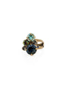 Crystal Assorted Rounds Stacked Ring